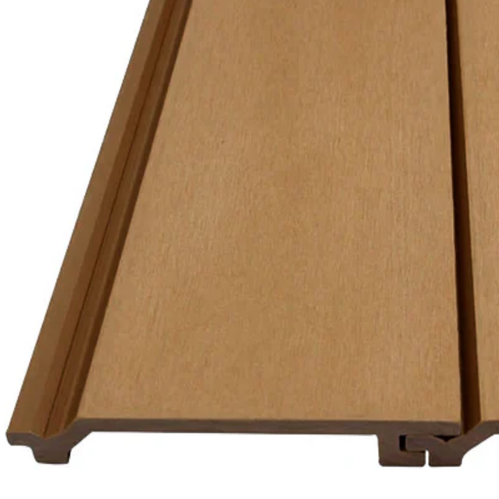 Driftwood Teak Exterior Shiplap Siding Boards, Outdoor Wall Panel Cladding