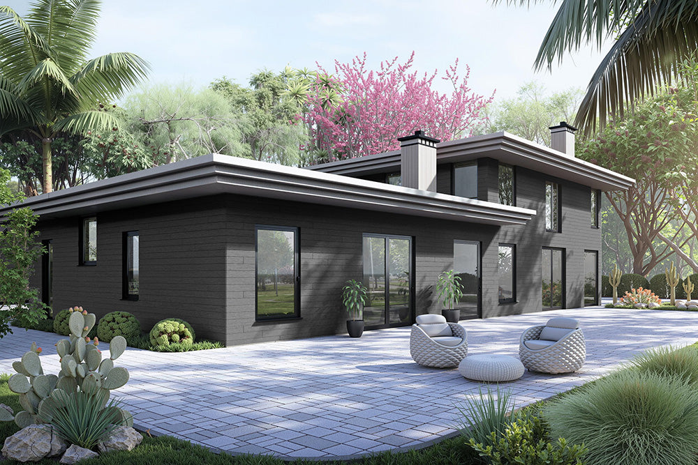 Charcoal - All-Weather Composite Siding System Shiplap Board