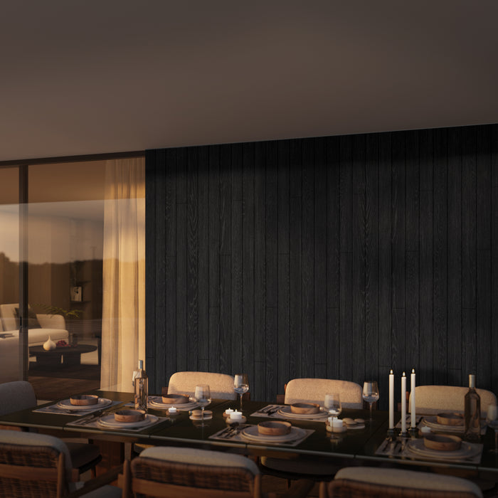 Black Wood-Like Composite Siding Life Style image