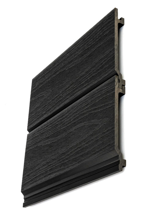 Ebony Wood-Like Composite Siding, Exterior Wall Paneling