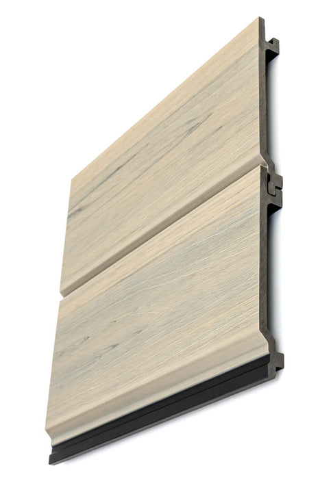 Weathered Oak Enhanced Grain Wood-Like Composite Siding, Exterior Wall Paneling