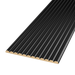 Black Tambour Wood Panels – Flexible 1" Fluted Beads for Interior Walls