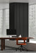Black Tambour Wood Panels – Flexible 1" Fluted Beads for Interior Walls