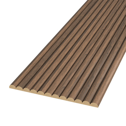 Chestnut Tambour Wood Panels – Flexible 1" Fluted Beads for Interior Walls
