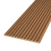 Warm Maple Tambour Wood Panels – Flexible 1" Fluted Beads for Interior Walls