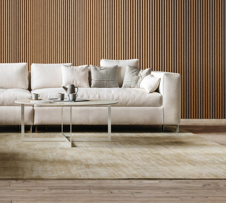Dark Chestnut Flexible 3D Fluted Semi-Circle Shiplap Wood Wall Panel