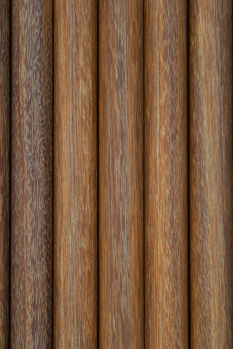 Warm Light Maple Flexible 3D Fluted Semi-Circle Shiplap Wood Wall Panel