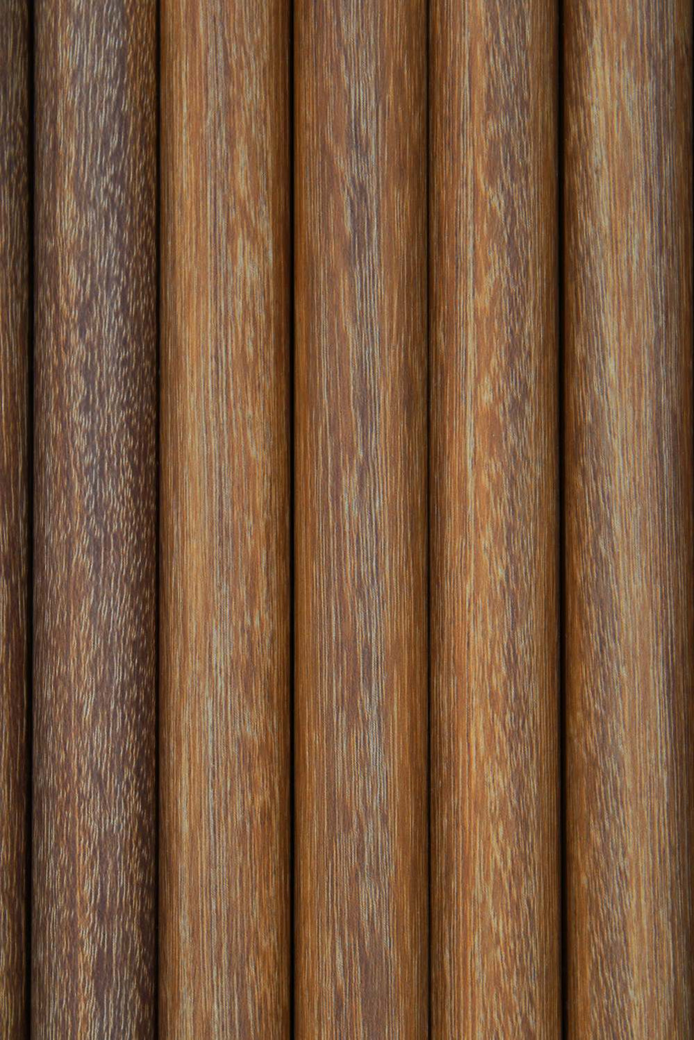 Maple Paneling Warm Light Maple Flexible 3D Fluted Semi-Circle Shiplap Wood Wall Pane