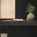 Black Square-Groove Wood Panels -- Flexible 1/2" Fluted Fins for Interior Walls