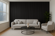 Black Tambour Wood Panels – Flexible 1" Fluted Beads for Interior Walls