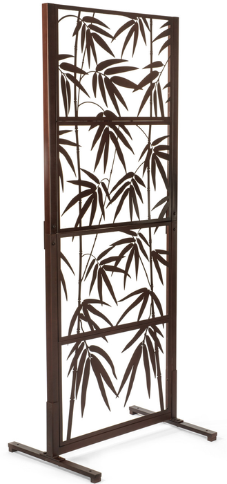 Metal Trellis Bamboo Pattern Outdoor Indoor Privacy Screen