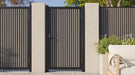 Slate Gray Heavy-Duty Composite Privacy Gate Kit – Keypad Lock Included | Single, Double & DIY Swing Fence Gate