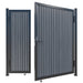 Slate Gray Heavy-Duty Composite Privacy Gate Kit – Keypad Lock Included | Single, Double & DIY Swing Fence Gate