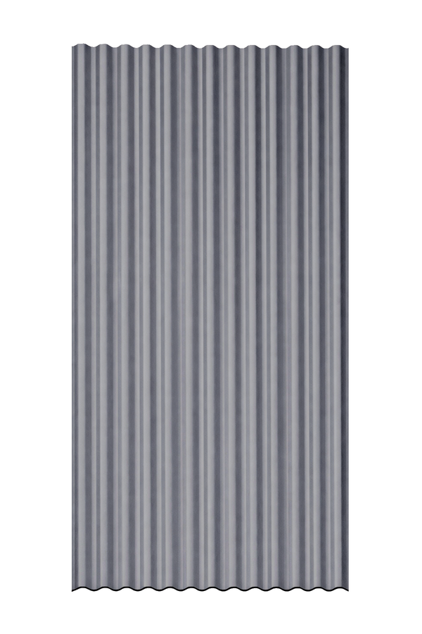 Gray Smoked Curved Polycarbonate Corrugated Roof Panels