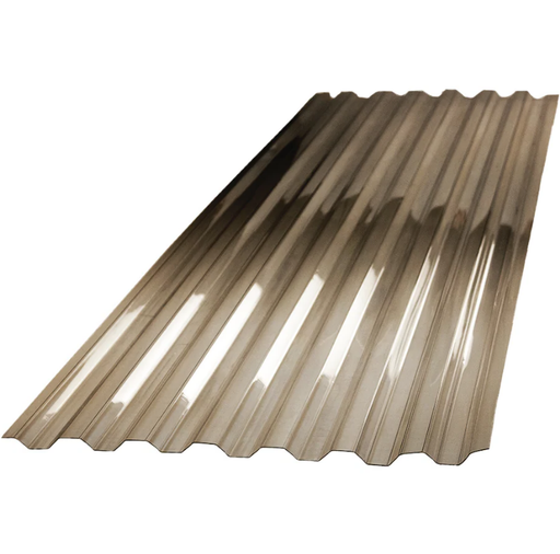 Gray Smoked Curved Polycarbonate Corrugated Roof Panels