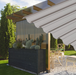 Gray Smoked Curved Polycarbonate Corrugated Roof Panels