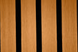 Honey Oak Composite Siding Panel Close up