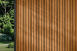 Honey Oak Composite Siding Panel Display