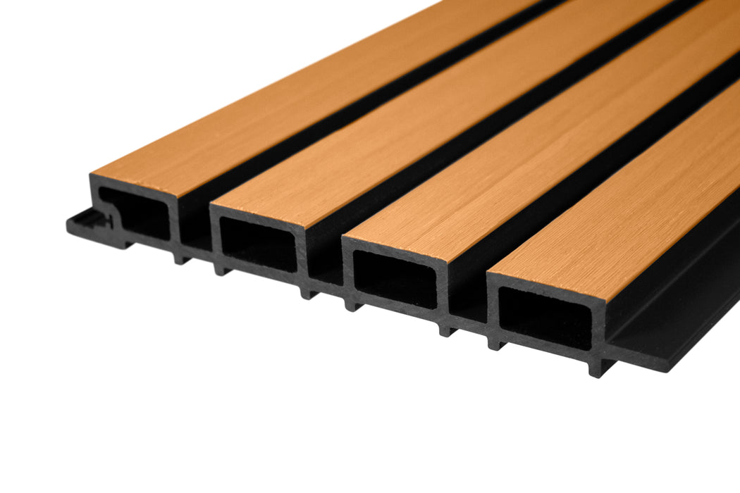 Honey Oak Composite Siding Panel Sample