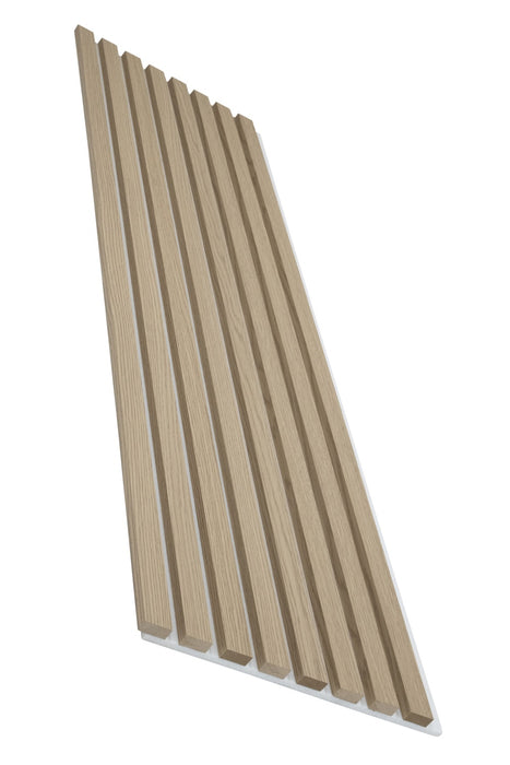 Textured American Oak Acoustic Wall Panels, Soundproofing for Walls