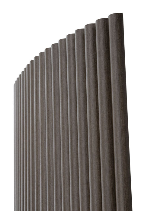 Driftwood Flexible 3D Fluted Semi-Circle Shiplap Wood Wall Panel