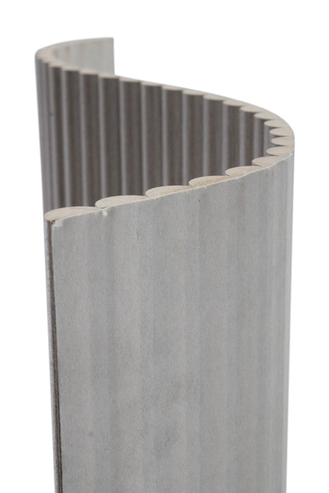 Driftwood Flexible 3D Fluted Semi-Circle Shiplap Wood Wall Panel