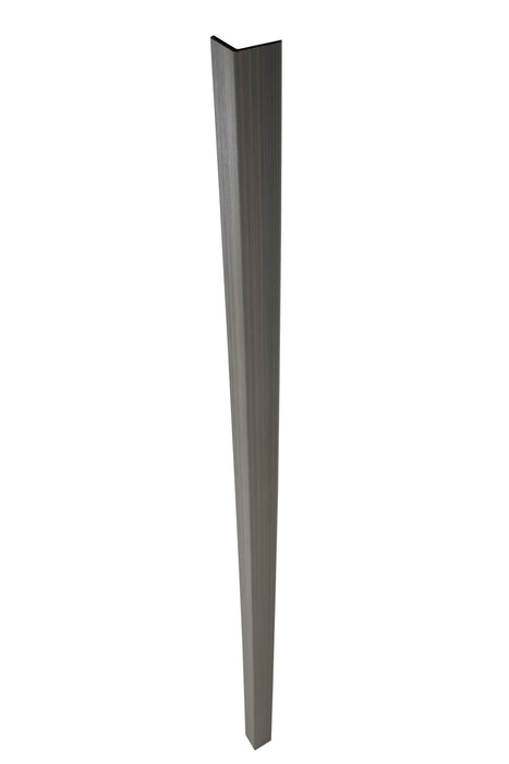 Weathered Oak 90° Corner Trim for Enhanced Grain Composite Siding – Right Angle Exterior Finishing Piece