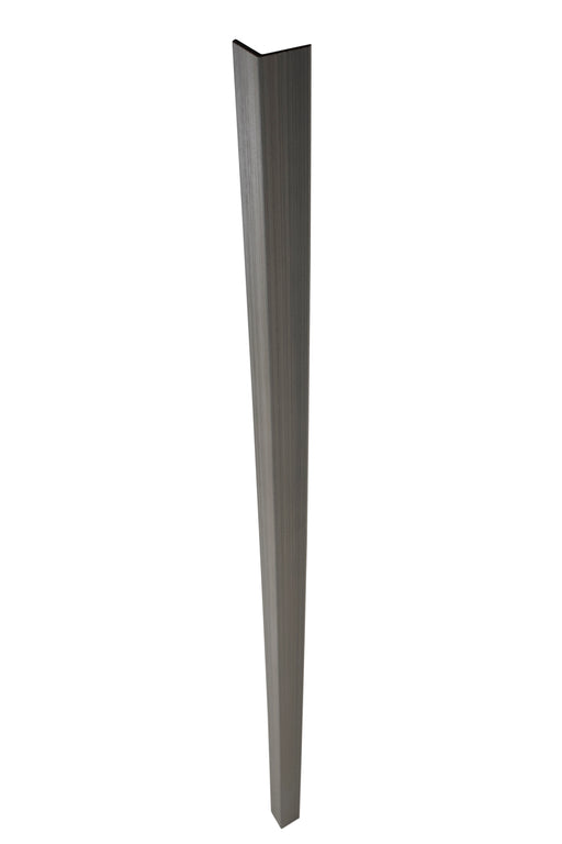Weathered Oak 90° Corner Trim for Enhanced Grain Composite Siding – Right Angle Exterior Finishing Piece