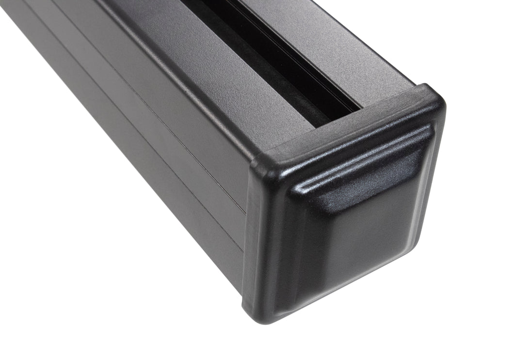 Horizontal Metal Fence Post for Composite Fence Panels