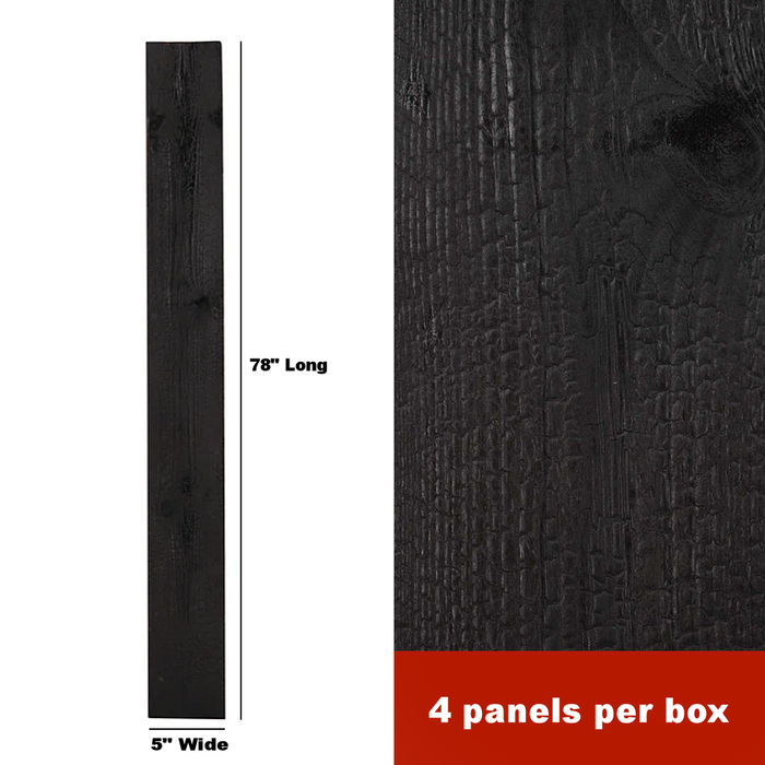 Shou Sugi Ban Wood Wall Paneling - Japanese Style Wood