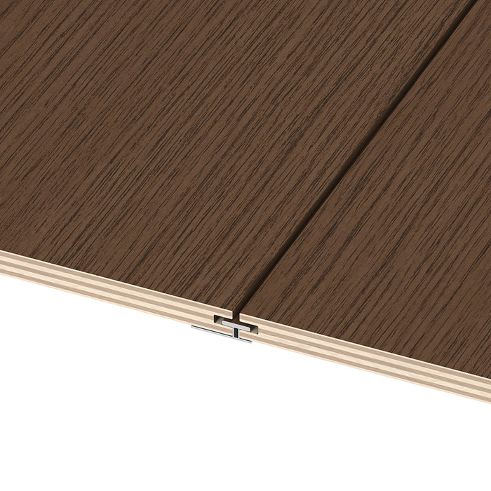Chestnut Decorative Wall Panel Kit – Seamless Wood Panels with Trim for Interiors