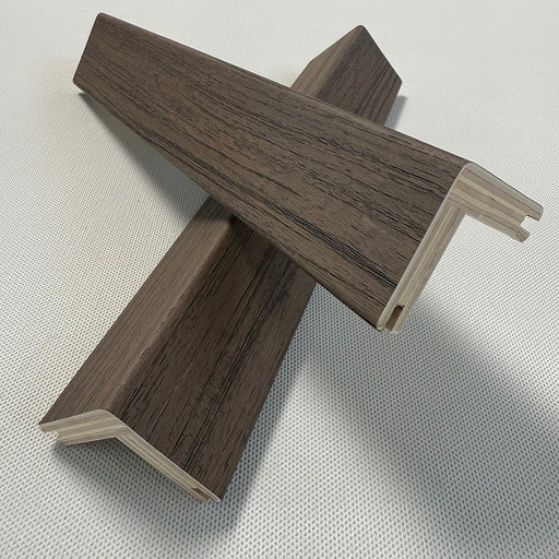 Dark Oak Decorative Wall Panel Kit – Seamless Wood Panels with Trim for Interiors