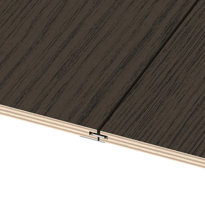 Dark Oak Decorative Wall Panel Kit – Seamless Wood Panels with Trim for Interiors