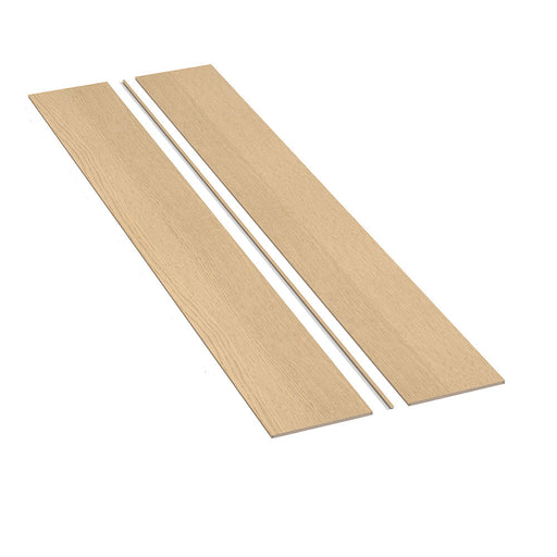 Light Oak Decorative Wall Panel Kit – Seamless Wood Panels with Trim for Interiors