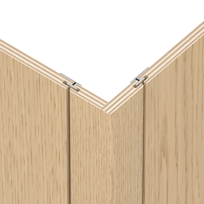 Light Oak Decorative Wall Panel Kit – Seamless Wood Panels with Trim for Interiors