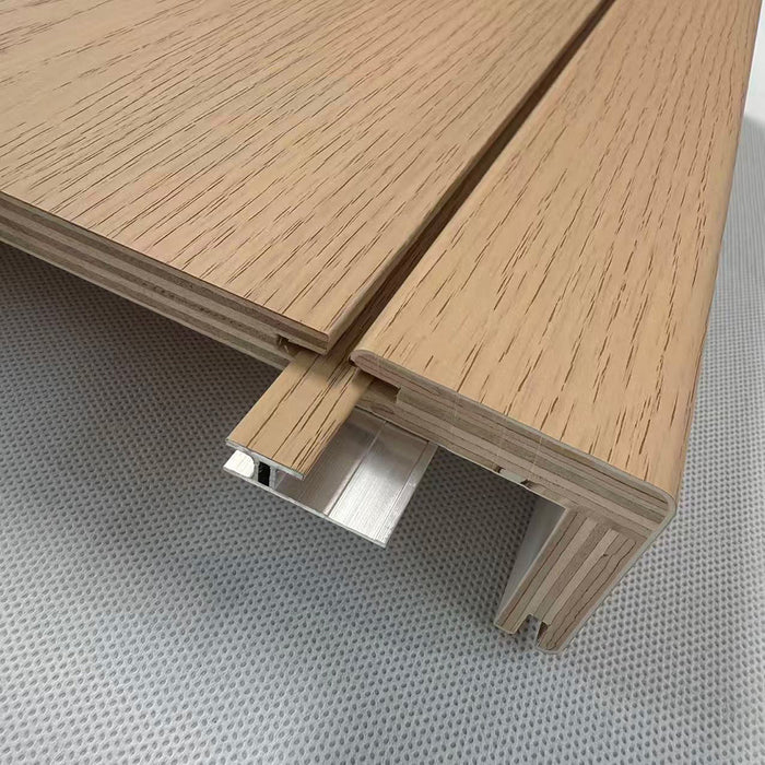 Light Oak Decorative Wall Panel Kit – Seamless Wood Panels with Trim for Interiors