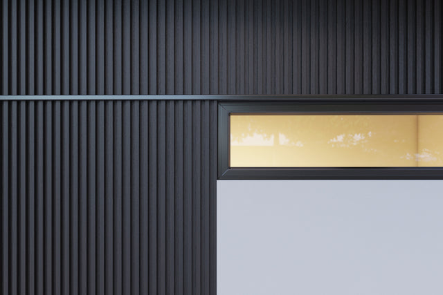 5 Grid Composite Slat Wall Panels – Modern WPC Exterior Siding and Wall Cladding System