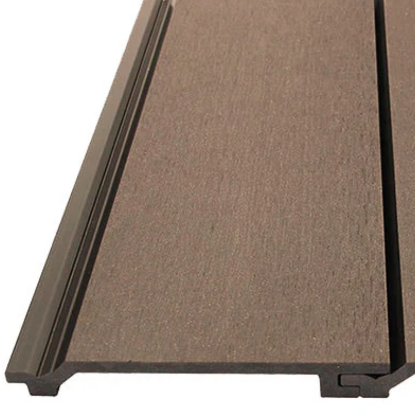 Light Brown Exterior Shiplap Siding Boards, Outdoor Wall Panel Claddin