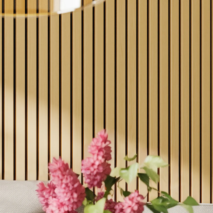 Light Cold Oak Acoustic Wall Panels, Soundproofing for Walls | 94 x 12 - 2 pieces per box