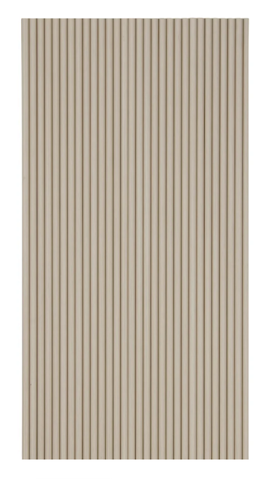 Light Cold Oak Flexible 3D Fluted Semi-Circle Shiplap Wood Wall Panel