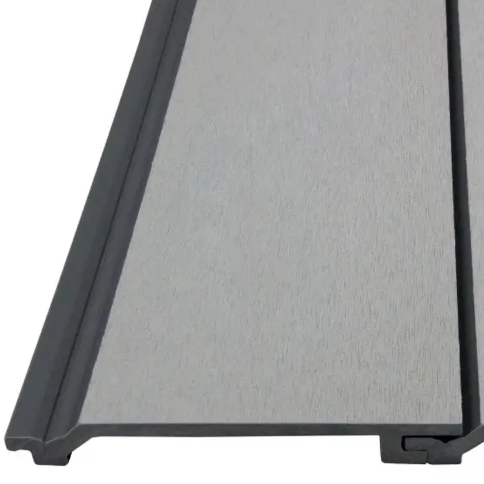 Light Gray Exterior Shiplap Siding Boards, Outdoor Wall Panel Cladding