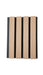 Maple Exterior Slat Wall Paneling With Black Accents and Embossed Wood-Effect Composite Siding