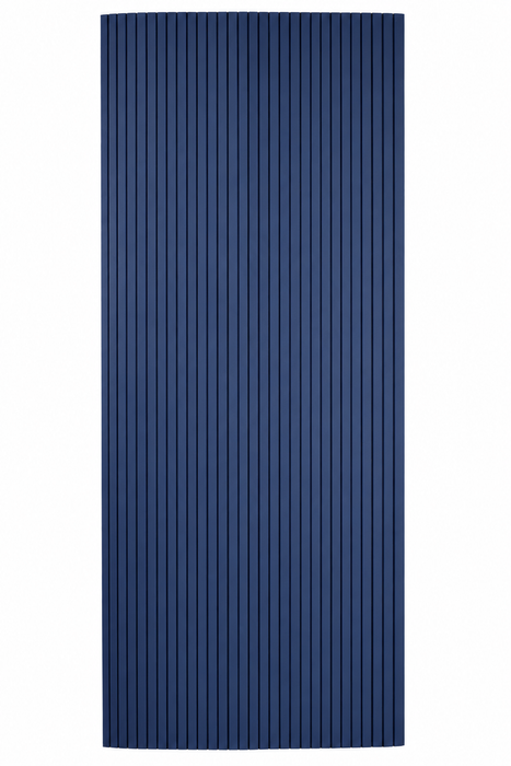 Navy Blue Trapezoid Wood Panels -- Flexible 3/4" Fluted Beads for Interior Walls