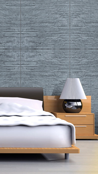 Dark Gray Natural Stone Veneer Flexible Wall Tiles