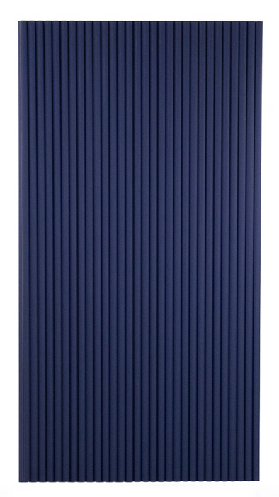 Navy Blue Flexible 3D Fluted Semi-Circle Shiplap Wood Wall Panel