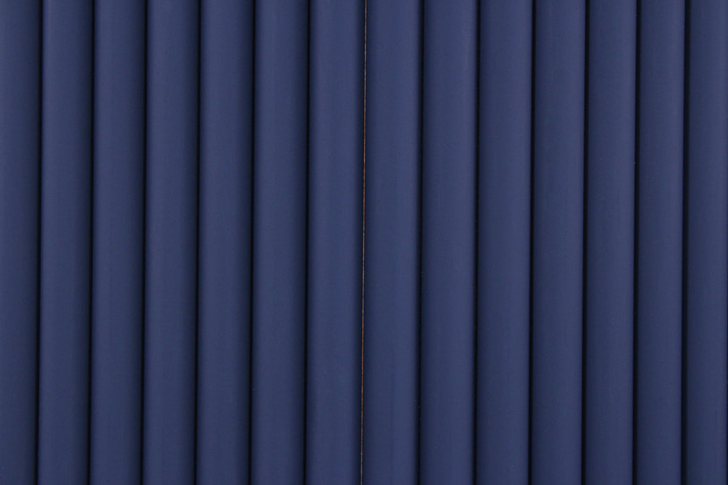 Navy Blue Flexible 1" Standard Bead 3D Fluted Semi-Circle Shiplap Wood Wall Panel