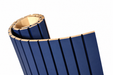 Navy Blue Trapezoid Wood Panels -- Flexible 3/4" Fluted Beads for Interior Walls