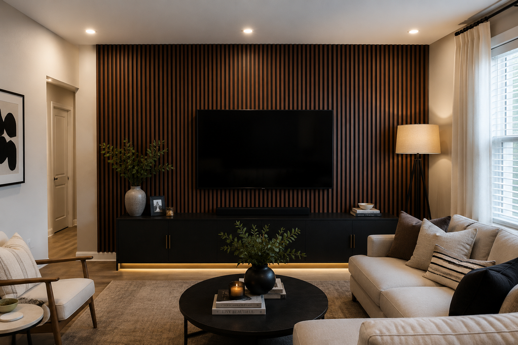 Oak Vinyl Cladding Panels Shiplap Wall Paneling 94.5" x 6" 6 Panels - VWC_NX5029