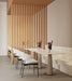 American Oak Swivel Slat Wood Room Divider – Modern Privacy Screen &amp; Space-Saving Partition Wall