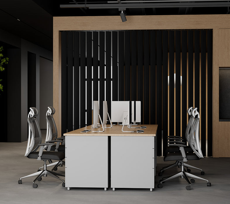 Black Swivel Slat Wood Room Divider – Modern Privacy Screen &amp; Space-Saving Partition Wall